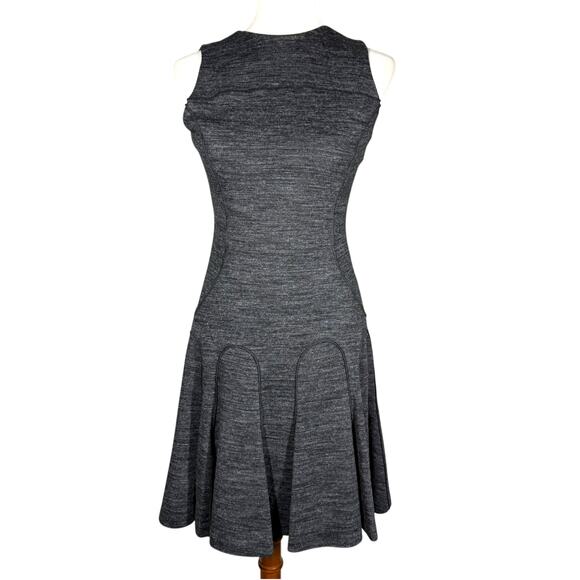 Derek Lam 10 Crosby Sleeveless Ponte A-line Dress in Gray Small - Picture 2 of 11